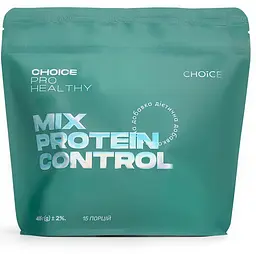 Низькокалорійний поживний коктейль для контролю і корекції ваги Mix Protein Control CHOICE PRO HEALTHY 15 порцій 405 г