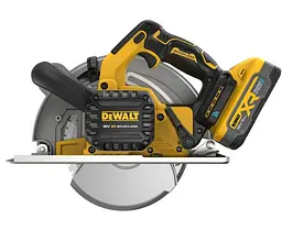 Пилка дискова по металу DeWALT акумуляторна з АКБ та ЗП DCS383H2 - мініатюра 4