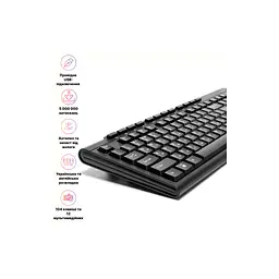 Клавіатура Hölmer K-01OF USB UA Black (K-01OF) - мініатюра 6