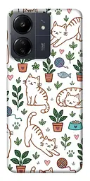 TPU чохол Demsky Cats pattern для Xiaomi Redmi 13C