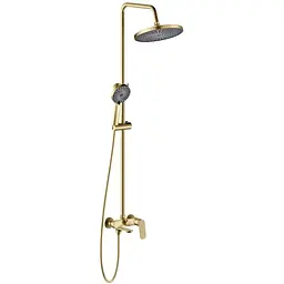 Душова система Rea Marco brushed gold з виливом REA-P8548, Золотий