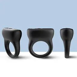 Віброкільце B - Series Joy Oring Black, 6 см (чорний) - мініатюра 3