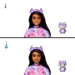 Лялька Barbie Cutie Reveal Зимовий блиск, Совеня (HJL62) - мініатюра 7