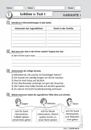 Німецька мова. 9 клас. Тестовий зошит (до підручника «Dеutsch lernen ist super!» - Світлана Сотникова - мініатюра 2
