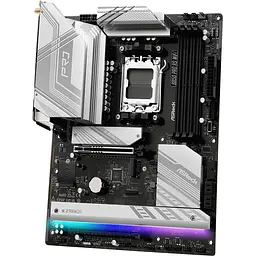 Материнська плата ASRock B850 Pro RS WiFi (AM5/B850, 4*DDR5, 2xPCIex16, HDMI/DP, 4xSATAІІІ,4xM.2, 2.5GLan, ATX) (B850 Pro RS WiFi) - мініатюра 4