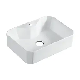 Раковина накладна Volle Arte 50x37x13,5 см white 1301.005451, Білий