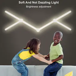 Модульный настінний світильник LED RGB 5V SAL-014B 9pcs Bluetooth USB with app White - мініатюра 5