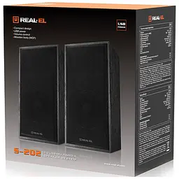 Акустична система REAL-EL S-202 USB Black (EL121200019) - мініатюра 9