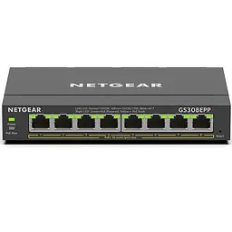 Комутатор GS308EPP 8xGE PoE, 123Вт, WebSmart NETGEAR teh0018245 - мініатюра 2
