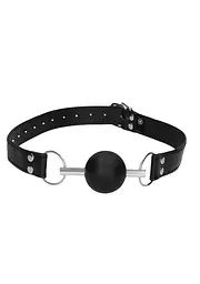 Кляп Ouch! Solid Ball Gag, 2.5 см (чорний)