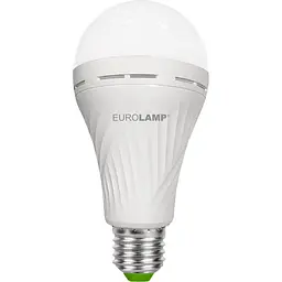 Лампа Eurolamp Led A70 12W E27 4500K з акумулятором (LED-A70-12274(EM)) - мініатюра 2