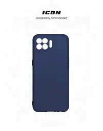 Чехол ArmorStandart ICON для OPPO Reno 4 Lite/A93 Camera cover Blue - миниатюра 2
