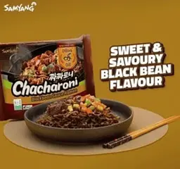 Локшина швидкого приготування Samyang Buldak Chancharoni Jjajang Ramen 140г - мініатюра 4