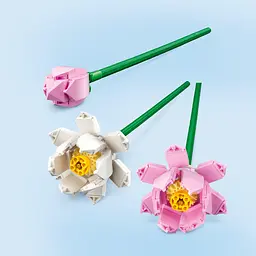 Конструктор LEGO Botanicals Квіти лотоса 220 деталей (40647) - мініатюра 6