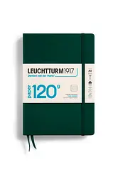 Блокнот LEUCHTTURM1917 120G Edition Середній Forest Green Лінія (370342)