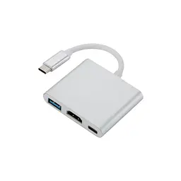 Перехідник Dynamode USB3.1 Type-C to 1хHDMI, 1хUSB 3.0, 1хUSB Type-C Fe (Multiport USB 3.1 Type-C to HDMI)