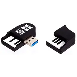 USB флеш накопичувач ColorWay Piano 64 GB 3.0 Black (CW-USBPO64) - мініатюра 7