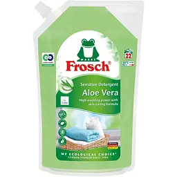 Гель для прання Frosch Aloe Vera Sensitiv Дой-пак 1.5 л (4009175968265)