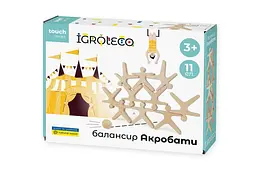 Дерев'яна гра-балансир "Акробати" 11 деталей 900491 IGROTECO