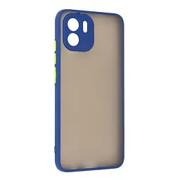 Чехол-накладка для Xiaomi Redmi A2, Frosted Matte, синий, противоударный чехол с защитой всего корпуса, термополиуретан TPU + поликарбонат PC, ArmorStandart (ARM66743)