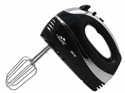 Міксер Monte MT-2000B, чорний, 350W, ручний, 5 швидкостей, віночки