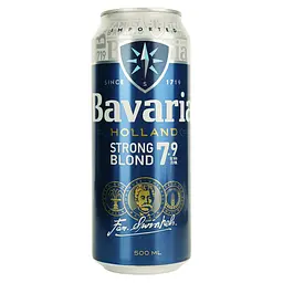 Пиво Bavaria Strong Blond світле фільтроване 7.9% 0.5 л