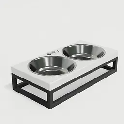 Hollky Base XS — миски на підставці для маленьких собак та котів (2 × 0,25 л) - мініатюра 3