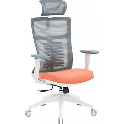 Офісне крісло OfficePro Balance OC550-W-DG-OR White/Dark Gray/Orange [148647] - мініатюра 2