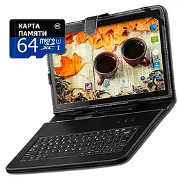 Планшет-телефон Adronix MT116 2GB RAM Matte Black + Чохол-клавіатура + Карта пам'яті 64GB - мініатюра 2