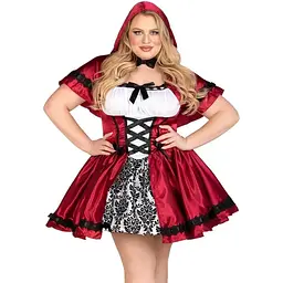 Костюм червоної шапочки Leg Avenue Gothic Red Riding Hood 1X-2X