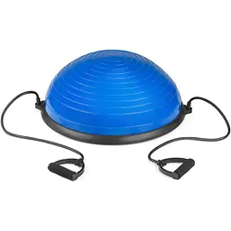 Балансувальна півсфера Gymtek Bosu 58см з еспандерами + насос