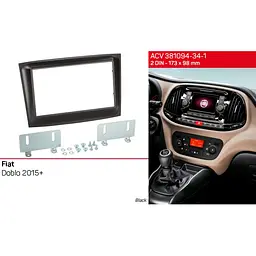 Перехідна рамка Fiat Doblo ACV 381094-34-1 - мініатюра 3