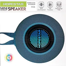 Портативна Bluetooth-колонка Hopestar H56 Dark Синій - мініатюра 2