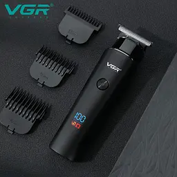 Машинка для стрижки волосся VGR V-937, тример для бороди, акумуляторна професійна машинка - мініатюра 2