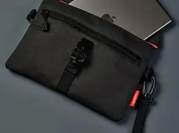 Сумка Xiaomi Tanjiezhe Explorer Dual-Use Magnetic Buckle Canvas Bag Black 3260422 - мініатюра 2