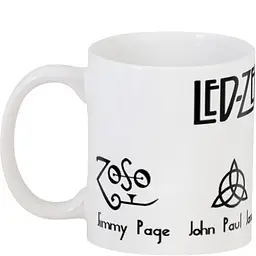 Кухоль GeekLand Led Zeppelin Лід Зеплін лого 2.10 330 мл білий - мініатюра 3