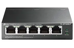 Комутатор TL-SF1005LP, 5x10/100 Mb/s, автоматичне визначення/AUTO MDI/MDIX, металевий корпус TP-Link teh0028250