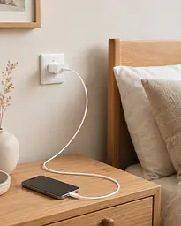 Мережевий зарядний пристрій 35W USB-C з кабелем Type-C / Адаптер + кабель швидка зарядка 26X-199 / Мережевий зарядний пристрій - мініатюра 2