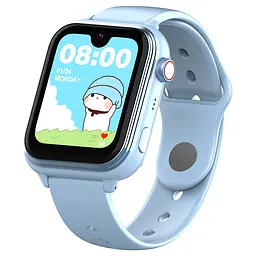 Смарт годинник-телефон дитячий Wonlex KT37 з відеодзвінком WI-FI GPS SIM-карта Blue (18886) - мініатюра 1