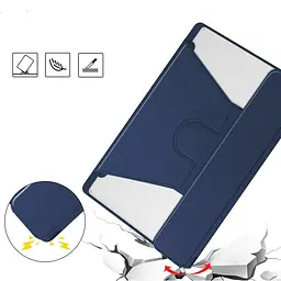 Чохол BeCover 360° Rotatable з бездротовою клавіатурою для Samsung Galaxy Tab S6 Lite -2024 10.4" P620/P625/P627 Deep Blue (712588) - мініатюра 4