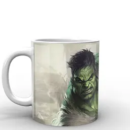 Кухоль GeekLand Халк Hulk фан арт HU.02.039 330 мл білий - мініатюра 2