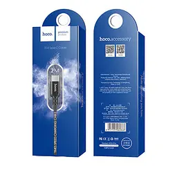 Кабель Hoco X14 Times speed Type-c charging cable, ( L-2M ) Black - мініатюра 2
