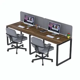 Подвійний письмовий стіл ND2-120х70 Loft Design (Горіх Модена)
