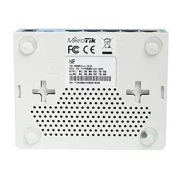 Маршрутизатор Mikrotik RB951Ui-2ND hAP with 650MHz CPU, 64MB RAM, 5xLAN, built-in 2.4Ghz 802.11b/g/n - мініатюра 4