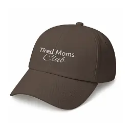 Кепка «Tired Moms Club» коричнева