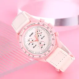 Жіночий наручний годинник 1982PK Pink Skmei acs0030438 - мініатюра 4