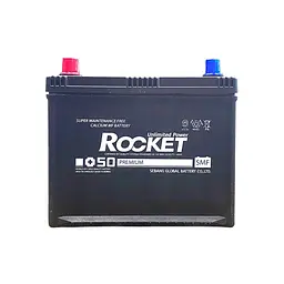 Акумулятор автомобільний ROCKET 62Ah ASIA (+/-) (700CCA) (SMF 90D23AR)