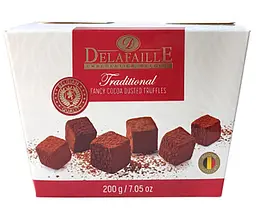 Цукерки трюфель Delafaille Traditional 200г.