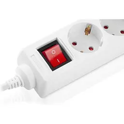 Мережевий фільтр живлення REAL-EL RS-6 Protect M 3m, white (EL122300033) - мініатюра 9