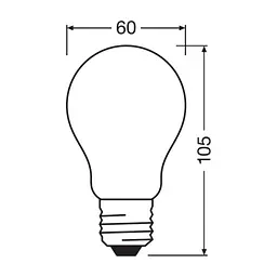Лампочка Osram SST CLAS A 100 12 W/4000K E27 (4058075434707) - мініатюра 3